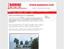 Tablet Screenshot of barriko.com